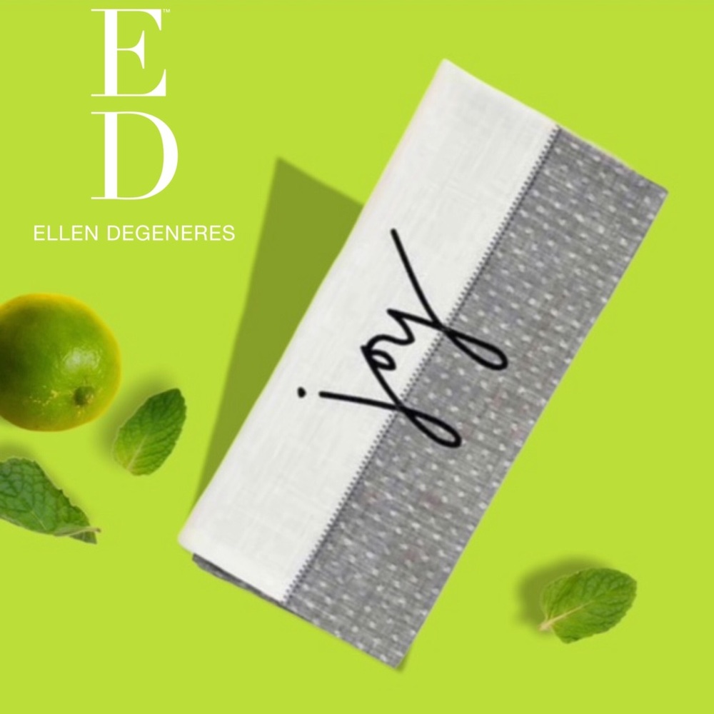 ED Ellen Degeneres Joy Kitchen Towel in Gray